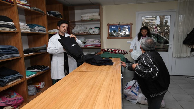 Karşıyaka daki  iyiliğin butiği nden 2 bin aileye yardım