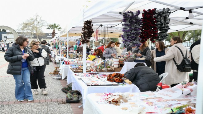 Karşıyaka’da emekçi kadınlardan 8 Mart pazarı