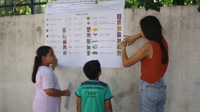 Karşıyakalı çocuklar kendi okul bahçelerini tasarlıyor