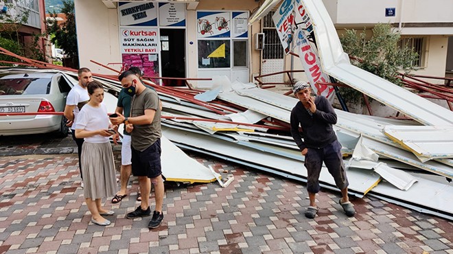 Kemalpaşa’da fırtına sonrası ekipler teyakkuzda