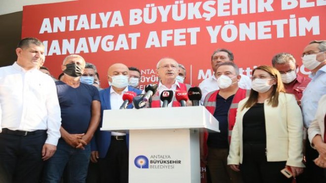 Kılıçdaroğlu afet bölgesinden seslendi