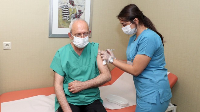Kılıçdaroğlu da 3 üncü doz aşısını yaptırdı