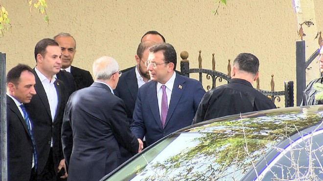 Kılıçdaroğlu ve İmamoğlu, Ankara da görüştü