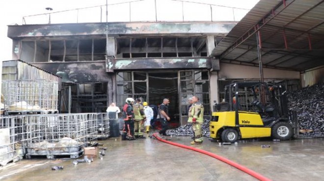 Kimyasal madde dolum fabrikasında yangın: 1 ölü, 3 yaralı