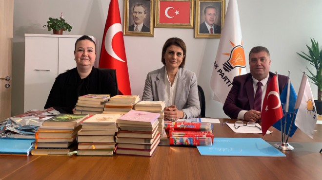 Kitap AK Parti İzmir den, resimler çocuklardan!