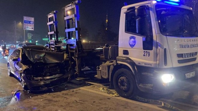 Konya da 3 aracın karıştığı kazada 9 kişi yaralandı
