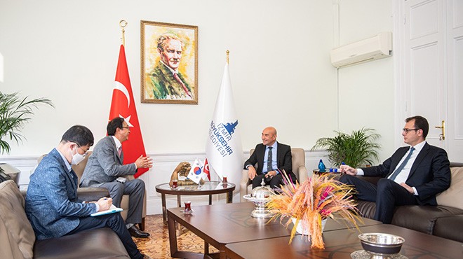 Kore’nin Ankara Büyükelçisi Soyer i ziyaret etti