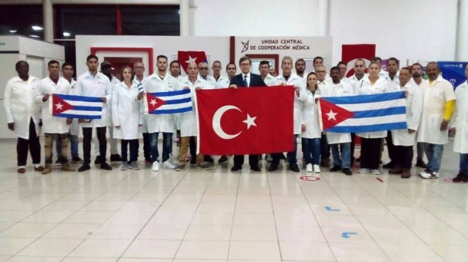 Küba, Türkiye ye 32 kişilik sağlık ekibi gönderdi