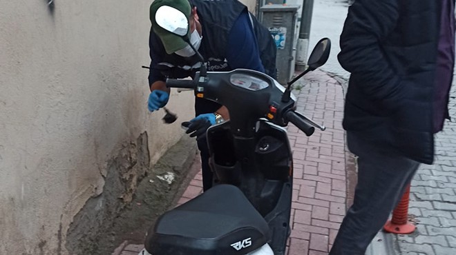 Kuryenin motosikletini çalan şüpheli tutuklandı!