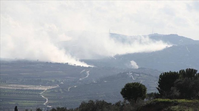 Lübnan dan İsrail tarafına 75 roket atıldığı bildirildi
