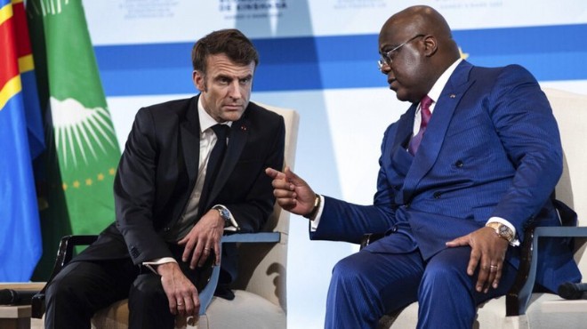 Macron un Kongo ziyaretinde gerginlik