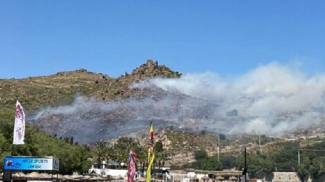 Makilik alanda yangın: 1,5 hektar tahrip oldu