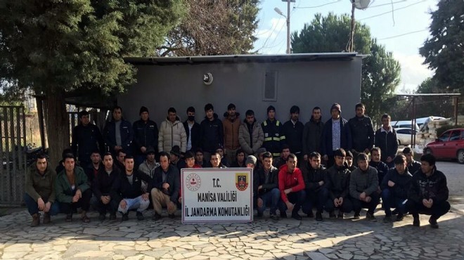 Manisa da göçmen operasyonu... Metal fabrikasından 34 Afgan çıktı!