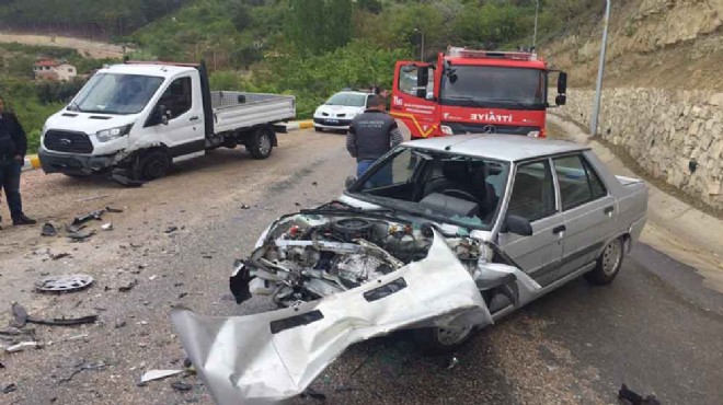 Manisa da kaza: 3 kişi yaralandı