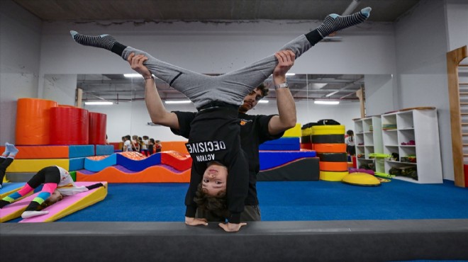 Milli cimnastikçi Arıcan çocuklar için cimnastiğin önemine dikkat çekti
