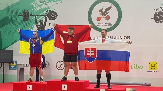 Milli sporcu Ali Oflaz Avrupa şampiyonu oldu