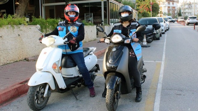 Motosikletli kuryeye talep artınca, kadınlar sahaya indi