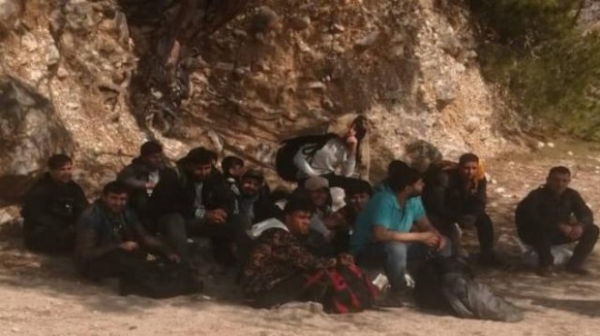 Muğla da 17 düzensiz göçmen yakalandı