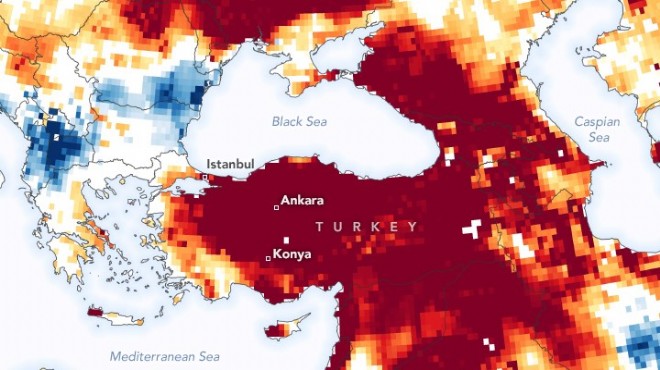 NASA dan Türkiye ye kuraklık uyarısı