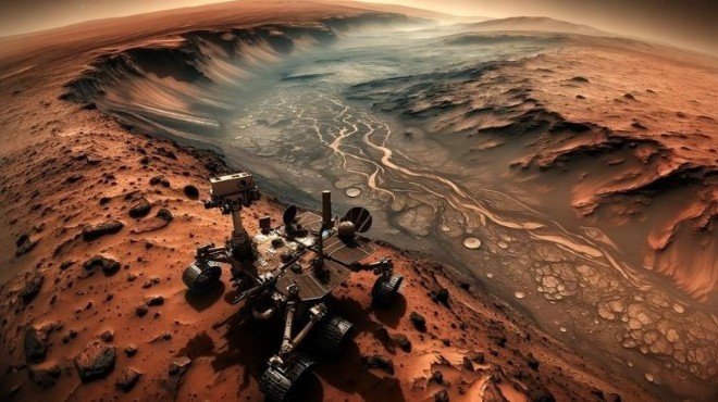 NASA, Mars ta olası kurumuş bir nehri araştırmaya başladı