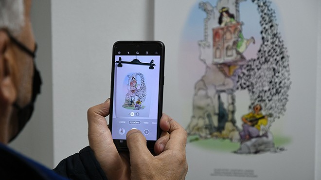 Nasreddin Hoca Yarışması nın karikatürleri Karabağlar da