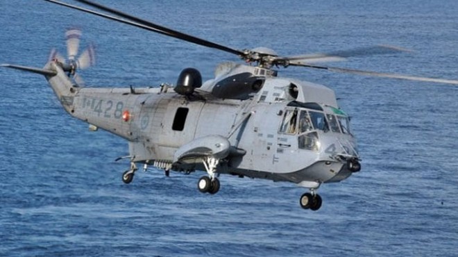 NATO helikopteri, deniz üzerinde kayboldu