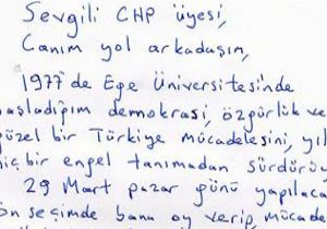 Mustafa Balbay’dan CHP’li üyelere özel mektup! 