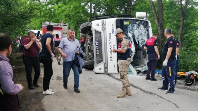 Ordu dan İzmir e acı haber... Fakülte dekanı kaza kurbanı!
