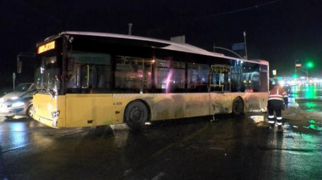 Otobüs ile minibüs çarpıştı: 14 yaralı