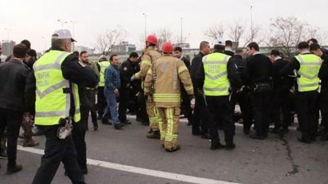 Otoyolda kaza: 6 polis yaralandı