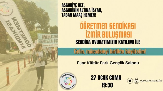 Özel sektör öğretmenleri İzmir de örgütleniyor!