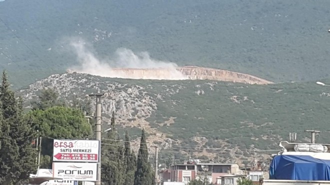Pınarbaşı’nda taş ocağı isyanı