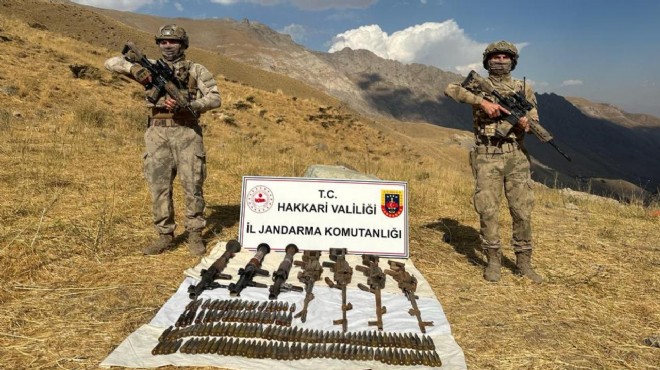 PKK ya baskın: Silah ve mühimmat ele geçirildi