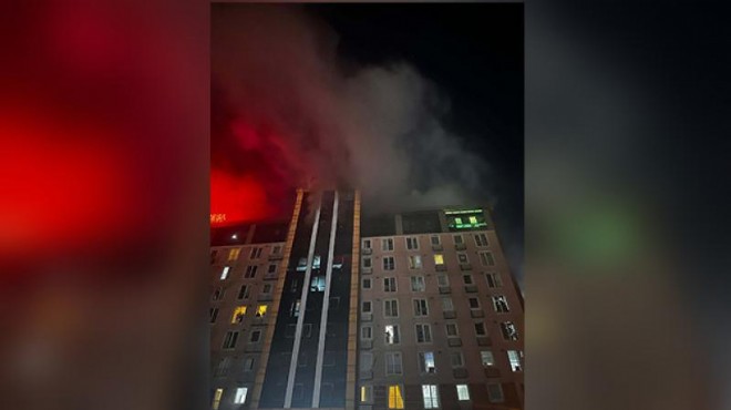 Rezidans yangını: Mahsur kalan 40 kişi kurtarıldı!