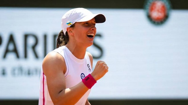 Roland Garros ta tek kadınlar şampiyonu Iga Swiatek