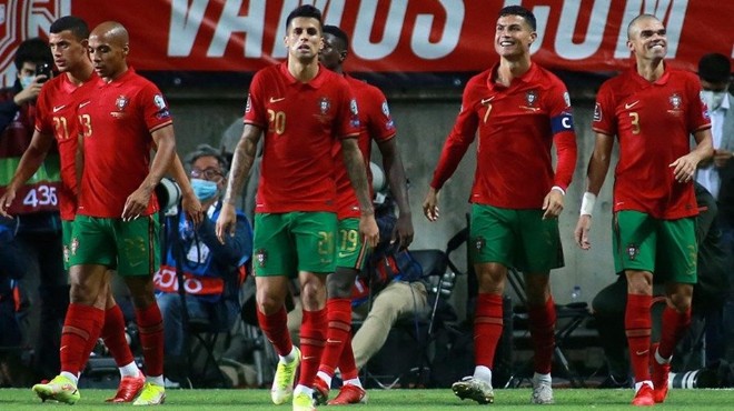 Ronaldo coştu, Portekiz farka koştu