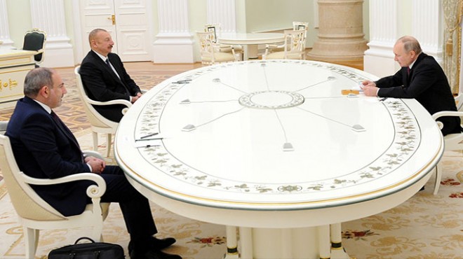 Rusya’da Aliyev, Paşinyan ve Putin’den ortak bildiri