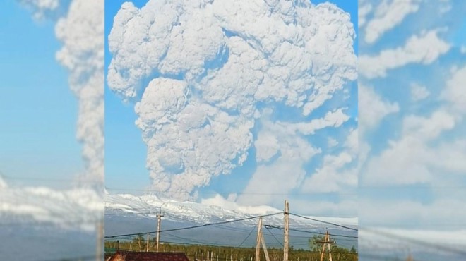 Rusya da yanardağ patlaması