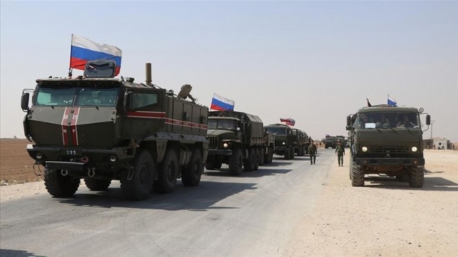 Rusya dan Suriye nin kuzeydoğusuna askeri yığınak!