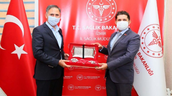 Sağlık-Sen Genel Başkanı’ndan İzmir İl Sağlık Müdürü’ne destek ziyareti