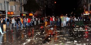 Göztepe yangın yeri: Taraftar kulübü yakmaya kalktı!