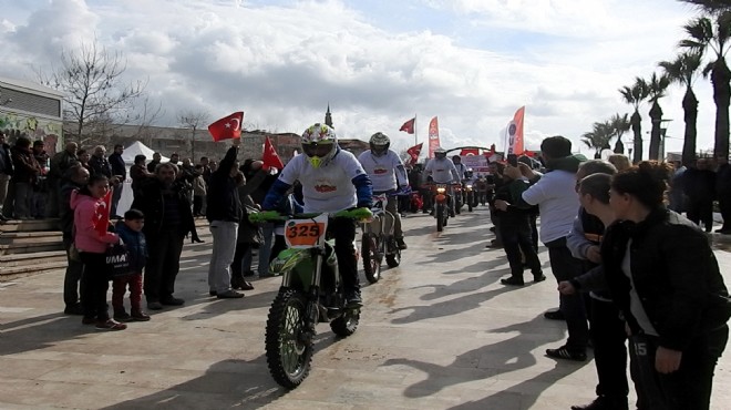 Şehit Fethi Sekin anısına düzenlenen enduro yarışı başladı