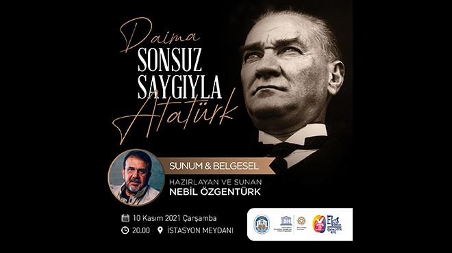 Selçuk’ta Atatürk’e sonsuz saygı