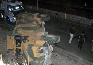 Şırnak ta askeri araç devrildi: 13 yaralı