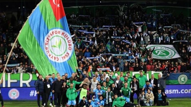 Süper Lig e yükselen ikinci takım Çaykur Rizespor