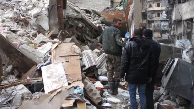 Deprem Suriye yi de vurdu: En az 1444 kayıp!