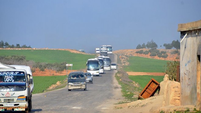 Suriye de tahliye konvoyuna saldırı: 39 ölü