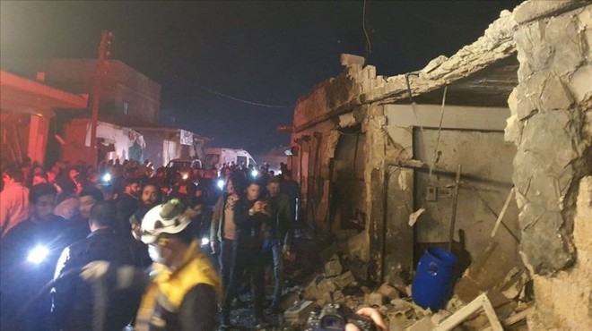 Suriye nin kuzeyindeki Azez ilçesinde terör saldırısı: 5 sivil yaralı