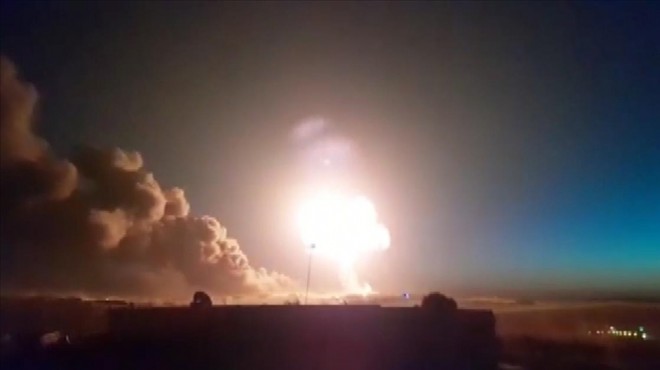 Suriye ye balistik füze saldırısı: 1 ölü, 18 yaralı