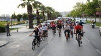 Başkan Ünsal da tura katıldı... Karşıyaka, bisiklet kentidir!